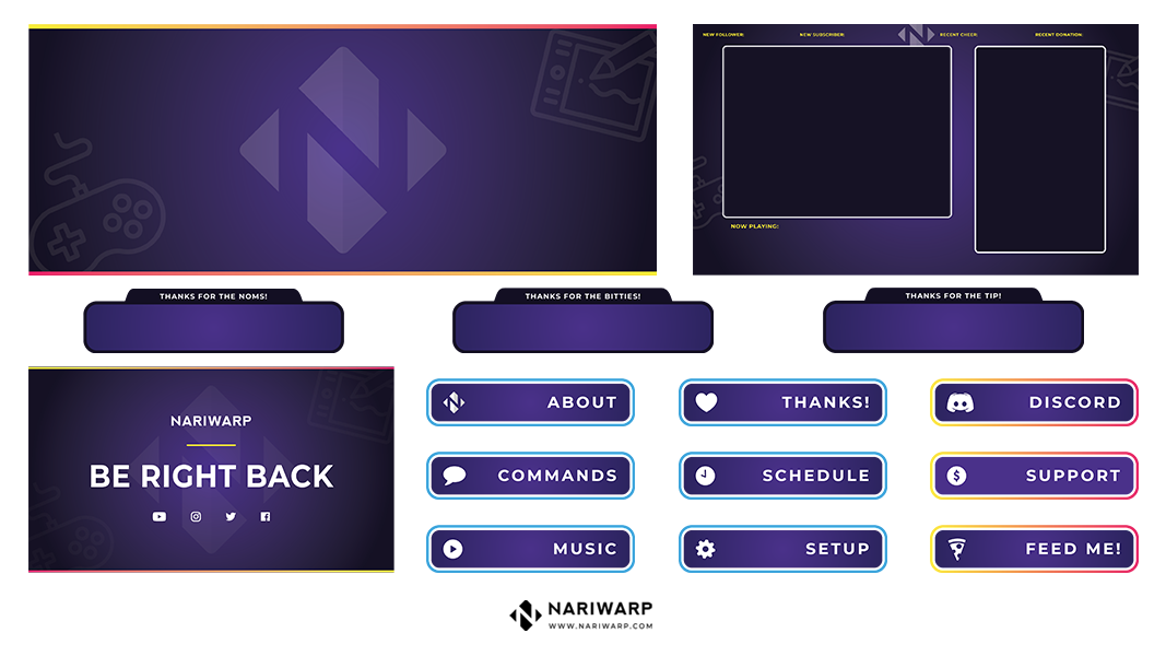 An image of a custom Twitch design